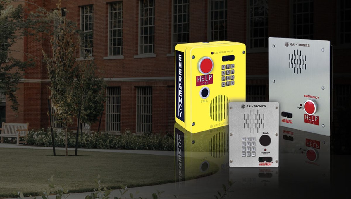 Representante GAI-Tronics no Brasil: telefones de emergência da marca Hubbell